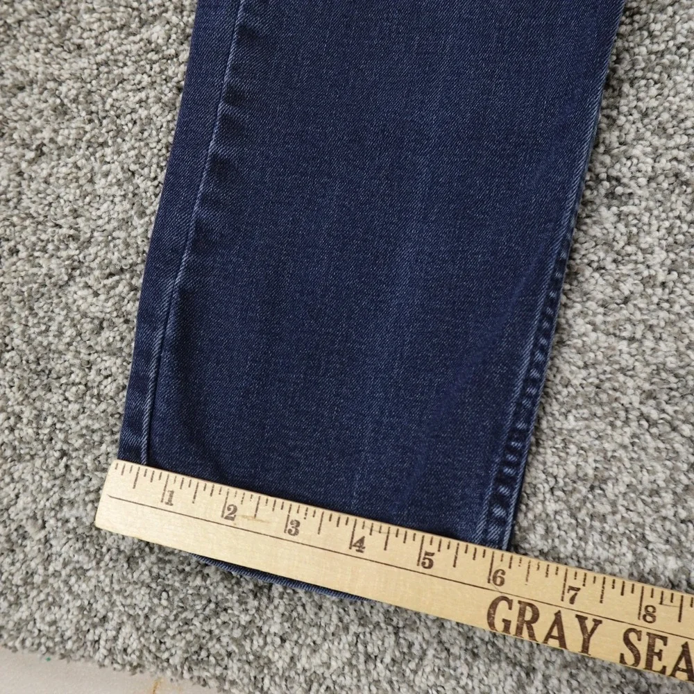 Levis Jeans Mens 29X30‎ Dark Blue Denim Pants Performance 502 Taper Stretch Flex
